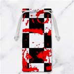 Checkerboard Splatter Jewelry Bag