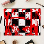 Checkerboard Splatter Cosmetic Bag (XL)