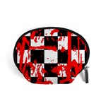 Checkerboard Splatter Accessory Pouch (Small)