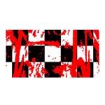 Checkerboard Splatter Satin Wrap