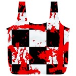 Checkerboard Splatter Full Print Recycle Bag (XXL)