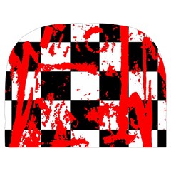 Checkerboard Splatter Make Up Case (Medium) from ArtsNow.com Back