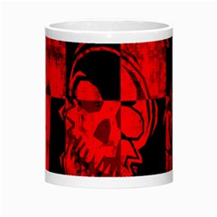 Red Grunge Skull Morph Mugs from ArtsNow.com Center