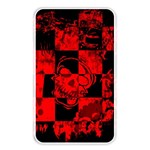 Red Grunge Skull Memory Card Reader (Rectangular)