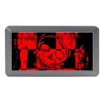 Red Grunge Skull Memory Card Reader (Mini)