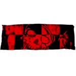 Red Grunge Skull Body Pillow Case Dakimakura (Two Sides)