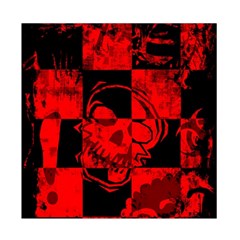 Red Grunge Skull Duvet Cover Double Side (Full/ Double Size) from ArtsNow.com Front