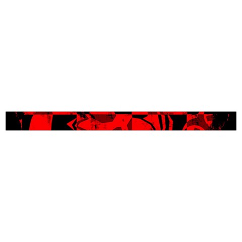 Red Grunge Skull Got No Strings Sports Bra from ArtsNow.com Waistband