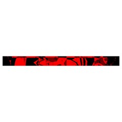 Red Grunge Skull Got No Strings Sports Bra from ArtsNow.com Waistband