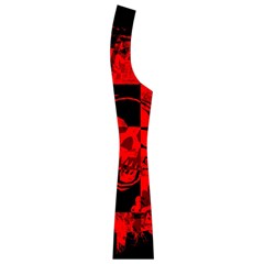 Red Grunge Skull Boyleg Halter Swimsuit  from ArtsNow.com Side Left