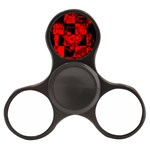 Red Grunge Skull Finger Spinner