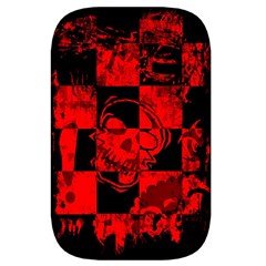 Red Grunge Skull Waist Pouch (Small) from ArtsNow.com Back