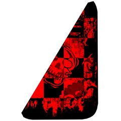 Red Grunge Skull Belt Pouch Bag (Small) from ArtsNow.com Front Left