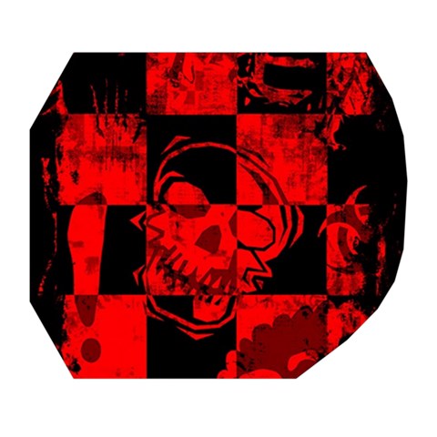 Red Grunge Skull Belt Pouch Bag (Large) from ArtsNow.com Tape