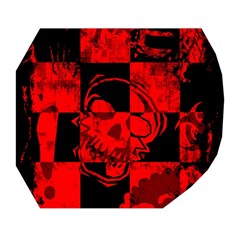 Red Grunge Skull Belt Pouch Bag (Large) from ArtsNow.com Tape