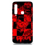 Red Grunge Skull Samsung Galaxy A9 TPU UV Case