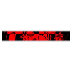 Red Grunge Skull Make Up Case (Medium) from ArtsNow.com Zipper Front