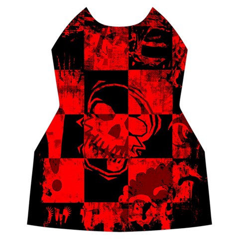 Red Grunge Skull Women s Long Sleeve Raglan Tee from ArtsNow.com Front
