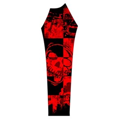 Red Grunge Skull Women s Long Sleeve Raglan Tee from ArtsNow.com Sleeve Left