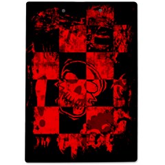 Red Grunge Skull A4 Clipboard from ArtsNow.com Back