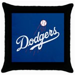 LOS ANGELES DODGERS CUSTOM MADE THROW PILLOW CASE Throw Pillow Case (Black)