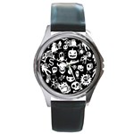 Monsters Round Metal Watch