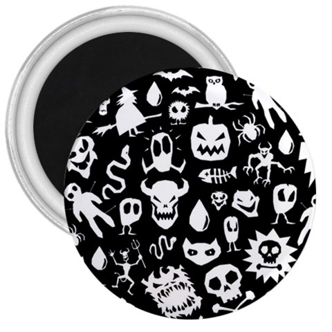 Monsters 3  Magnets from ArtsNow.com Front
