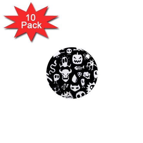 Monsters 1  Mini Magnet (10 pack)  from ArtsNow.com Front