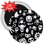 Monsters 3  Magnets (100 pack)