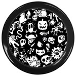 Monsters Wall Clock (Black)