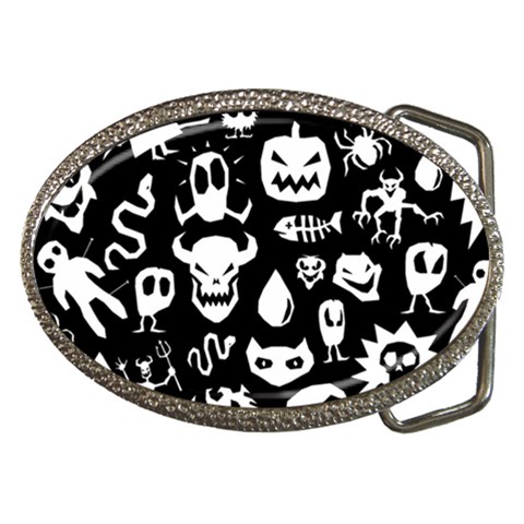 Monsters Belt Buckles from ArtsNow.com Front