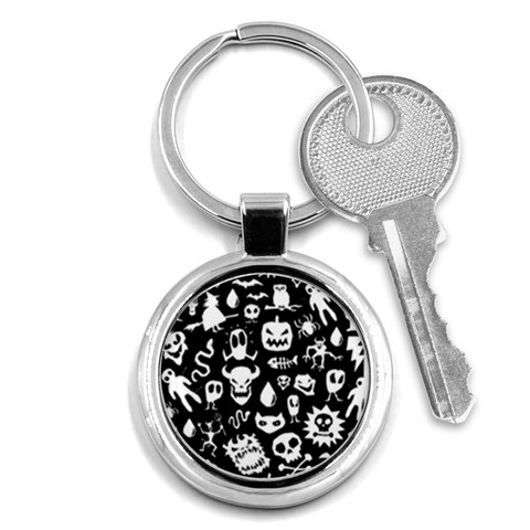 Monsters Key Chain (Round) from ArtsNow.com Front