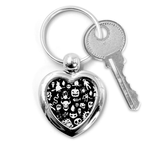 Monsters Key Chain (Heart) from ArtsNow.com Front