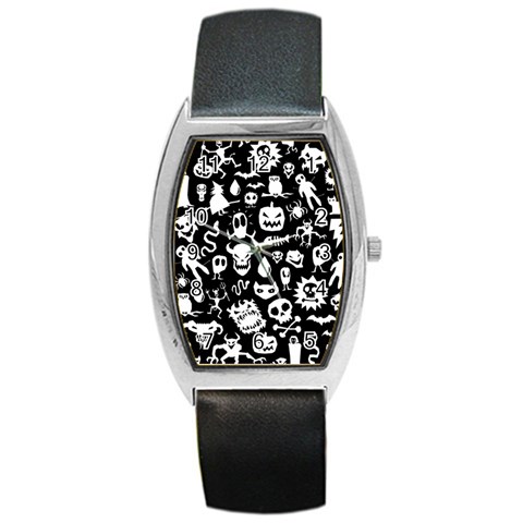 Monsters Barrel Style Metal Watch from ArtsNow.com Front