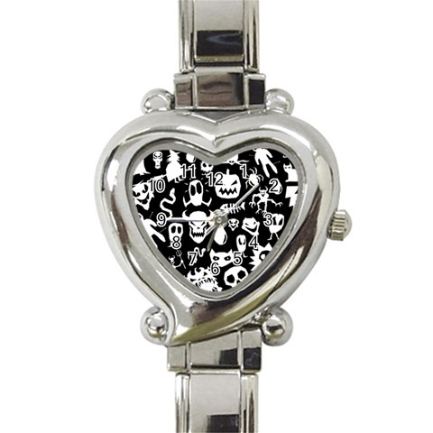 Monsters Heart Italian Charm Watch from ArtsNow.com Front