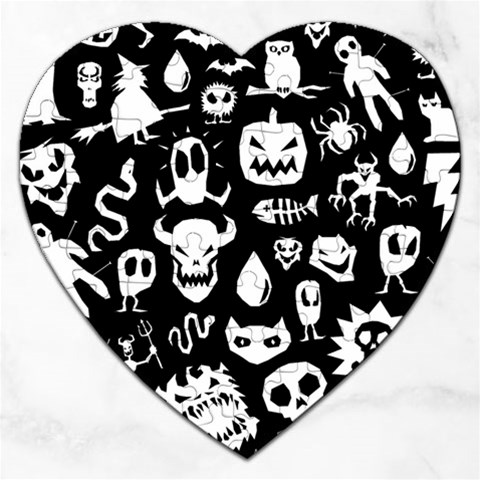 Monsters Jigsaw Puzzle (Heart) from ArtsNow.com Front