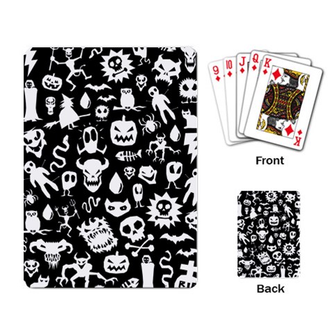 Monsters Playing Cards Single Design (Rectangle) from ArtsNow.com Back