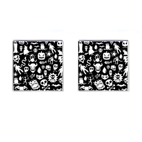 Monsters Cufflinks (Square) from ArtsNow.com Front(Pair)