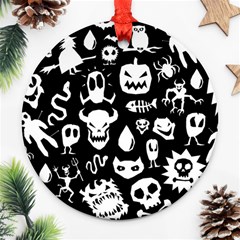 Monsters Round Ornament (Two Sides) from ArtsNow.com Back