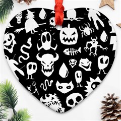 Monsters Heart Ornament (Two Sides) from ArtsNow.com Back