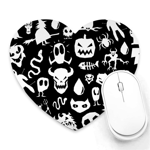Monsters Heart Mousepads from ArtsNow.com Front