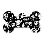 Monsters Dog Tag Bone (Two Sides)