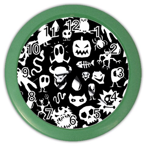 Monsters Color Wall Clock from ArtsNow.com Front