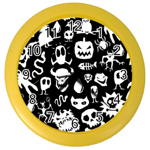 Monsters Color Wall Clock from ArtsNow.com Front