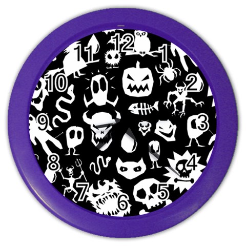Monsters Color Wall Clock from ArtsNow.com Front