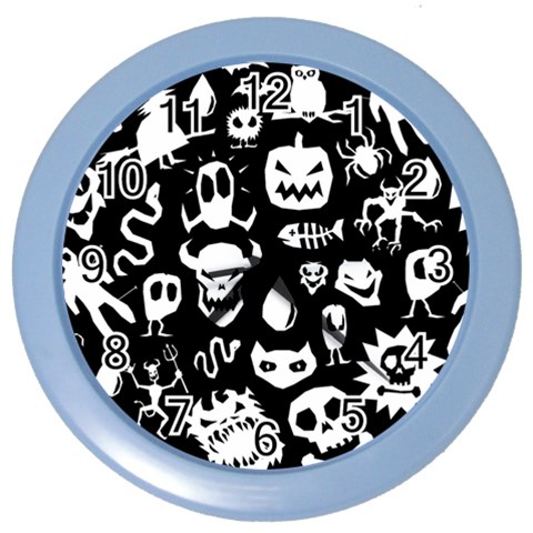 Monsters Color Wall Clock from ArtsNow.com Front