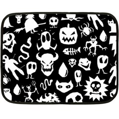 Monsters Double Sided Fleece Blanket (Mini)  from ArtsNow.com 35 x27  Blanket Back