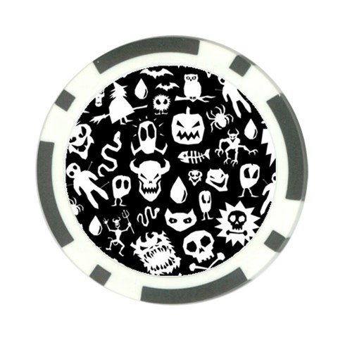 Monsters Poker Chip Card Guard (10 pack) from ArtsNow.com Front