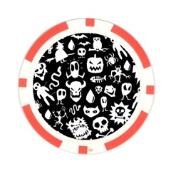 Monsters Poker Chip Card Guard (10 pack) from ArtsNow.com Front