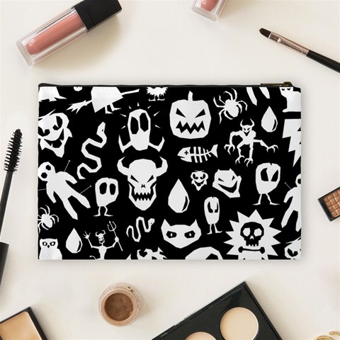 Monsters Cosmetic Bag (Large) from ArtsNow.com Back